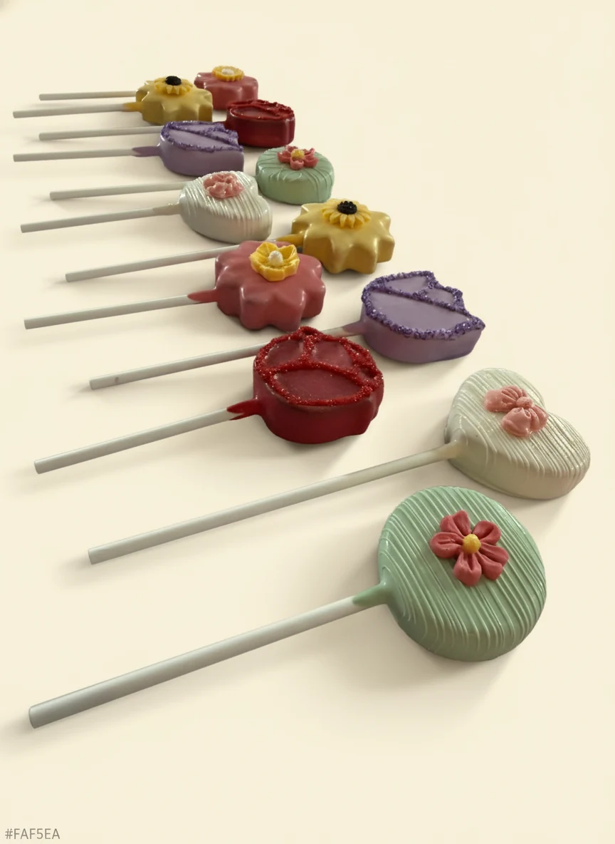 Custom themed cake pops by Lotus Sweet Treats.